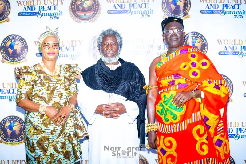 The Founder with guests at the World Unity and Peace International Summit 2026